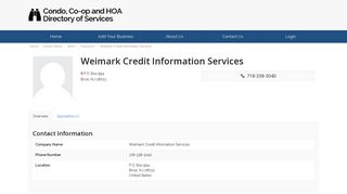 Weimark Credit Information Services - Resource -