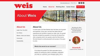 About Us | Jobs at Weis Markets