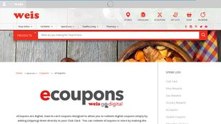 eCoupons | Weis Markets