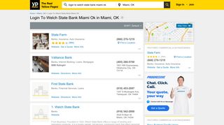 Login To Welch State Bank Miami Ok in Miami, OK with Reviews - YP ...