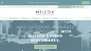 WELCOA - Workplace Wellness Certifications, Trainings and Resources