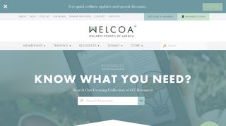 Resources Archive - WELCOA