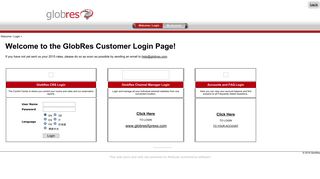 Welcome / Login - GlobRes - Shopping - NetSuite