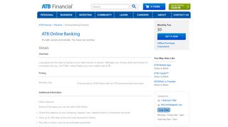 ATB Online Banking - ATB Financial