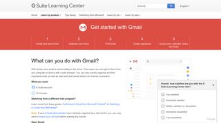Gmail: Get Started | Learning Center | G Suite
