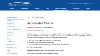 Accelerated Reader - Barbers Hill Independent School District