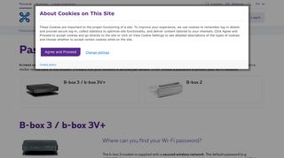 Password of the Wi-Fi network | Proximus