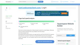 Access ww4.welcomeclient.com. Login