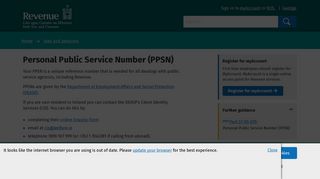 Personal Public Service Number (PPSN)
