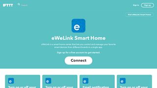 Do more with eWeLink Smart Home - IFTTT