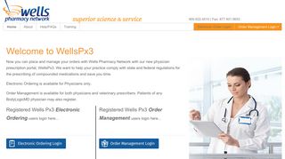 Welcome to WellsPx3! - Wells Rx Website - Wells Pharmacy Network