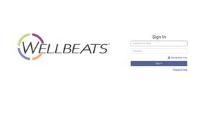 WELLBEATS - Connect | Sign In