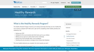 Healthy Rewards | WellCare