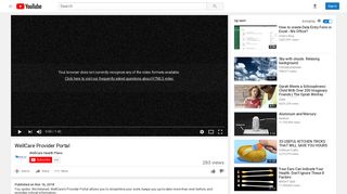 WellCare Provider Portal - YouTube
