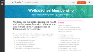 Coach Membership | Wellcoaches