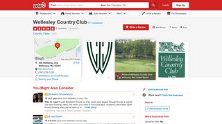 Wellesley Country Club - Country Clubs - 300 Wellesley Ave ...