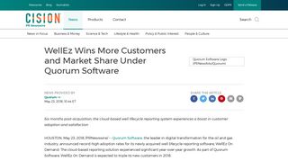 WellEz Wins More Customers and Market Share Under Quorum ...
