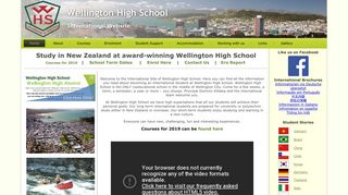 Wellington High School - International Site