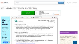 WELLMED PATIENT PORTAL PATIENT FAQ - PDF - DocPlayer.net