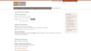 Account Access Login - Wells Fargo Funds