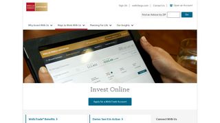 Invest Online | Wells Fargo Advisors