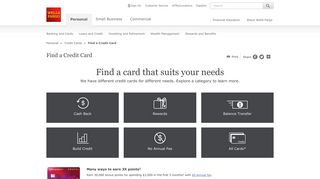 Find a Credit Card - Wells Fargo