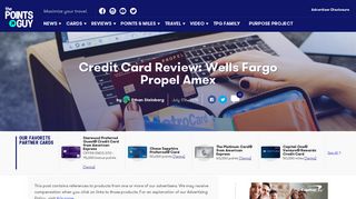 Wells Fargo Propel Amex Review - The Points Guy