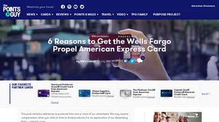 6 Reasons to Get the Wells Fargo Propel American Express Card