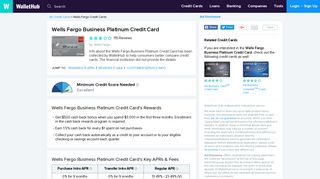 Wells Fargo Business Platinum Credit Card Reviews - WalletHub