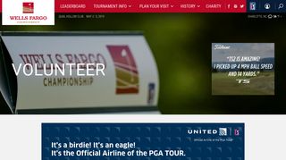 Wells Fargo Championship Volunteer Info - PGA Tour