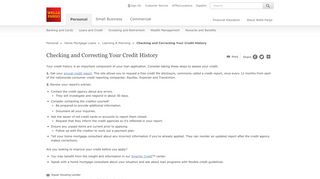 Checking and Correcting Your Credit History - Wells Fargo
