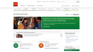Financial Education – My Financial Guide – Wells Fargo