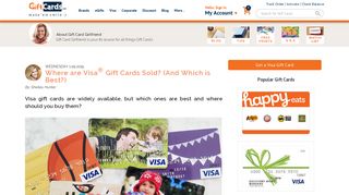 Where are Visa Gift Cards Sold? (And Which is Best?) - GiftCards.com