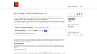Search for Private Foundations – Wells Fargo Philanthropic Services