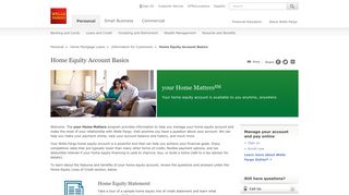 Home Equity Account Basics - Wells Fargo