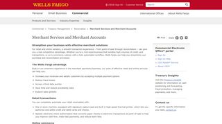 Merchant Services and Merchant Accounts – Wells Fargo Commercial
