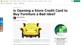 Is Opening a Store Credit Card to Buy Furniture a Bad Idea ...