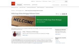 Wells Fargo Home Mortgage – Welcome