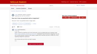 How can I view my paycheck stub on wageview? - Wells Fargo ...