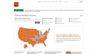 ATM and Bank Locations - Find Wells Fargo Bank and ATM Locations