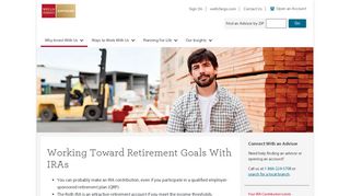Individual Retirement Accounts | Wells Fargo Advisors