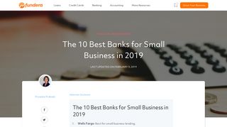 Best Bank for Small Business in 2019? These 10 Top the List - Fundera