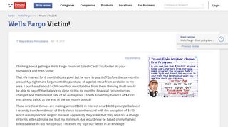 Wells Fargo Victim! Aug 04, 2011 @ Pissed Consumer