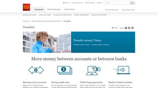 Transfer Money Online - Wells Fargo