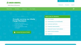 Wells Fargo Members - Delta Dental of Minnesota