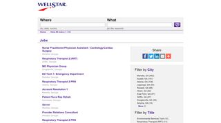 WellStar Health System Jobs