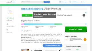 Access webmail.wellstar.org. Outlook Web App