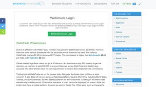 Wellstrade Login. Wells Fargo Brokerage Sign In. - Brokerage Reviews