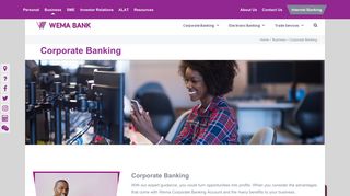 Corporate Banking - Wemabank
