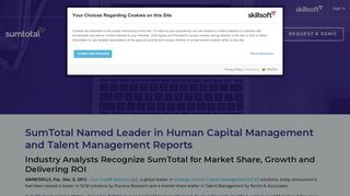 SumTotal Named Leader in Management | SumTotal Press Release